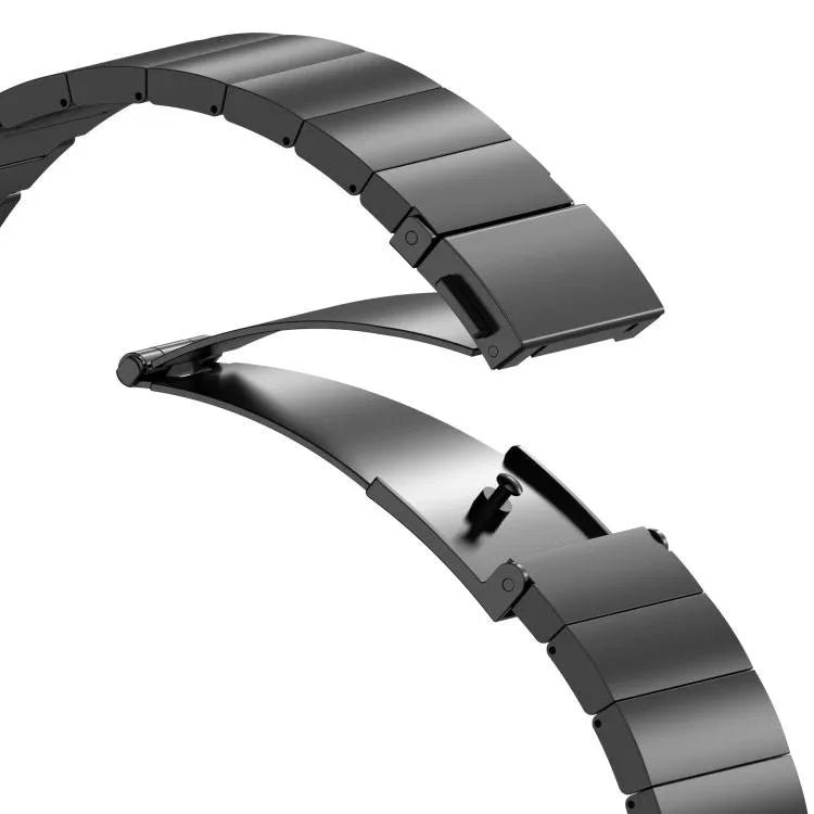 Flaches Uhrenarmband aus Titanlegierung mit Schnellverschluss und einer Perle, passend für Apple Watch 46 mm / 49 mm / 45 mm / 44 mm und 42 mm / 41 mm / 40 mm / 38 mm
