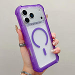 Transparente Matte TPU Hybrid PC 3-in-1 MagSafe Handyhülle, Für iPhone 17 Pro Max, Für iPhone 17 Pro, Für iPhone 17, Für iPhone Air, Für iPhone 16 Pro Max, Für iPhone 16 Pro, Für iPhone 16 Plus, Für iPhone 16