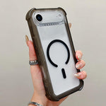 Transparente Matte TPU Hybrid PC 3-in-1 MagSafe Handyhülle, Für iPhone 17 Pro Max, Für iPhone 17 Pro, Für iPhone 17, Für iPhone Air, Für iPhone 16 Pro Max, Für iPhone 16 Pro, Für iPhone 16 Plus, Für iPhone 16