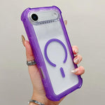 Transparente Matte TPU Hybrid PC 3-in-1 MagSafe Handyhülle, Für iPhone 17 Pro Max, Für iPhone 17 Pro, Für iPhone 17, Für iPhone Air, Für iPhone 16 Pro Max, Für iPhone 16 Pro, Für iPhone 16 Plus, Für iPhone 16