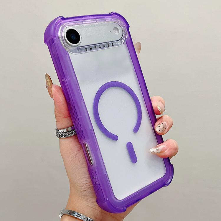 Transparente Matte TPU Hybrid PC 3-in-1 MagSafe Handyhülle, Für iPhone 17 Pro Max, Für iPhone 17 Pro, Für iPhone 17, Für iPhone Air, Für iPhone 16 Pro Max, Für iPhone 16 Pro, Für iPhone 16 Plus, Für iPhone 16