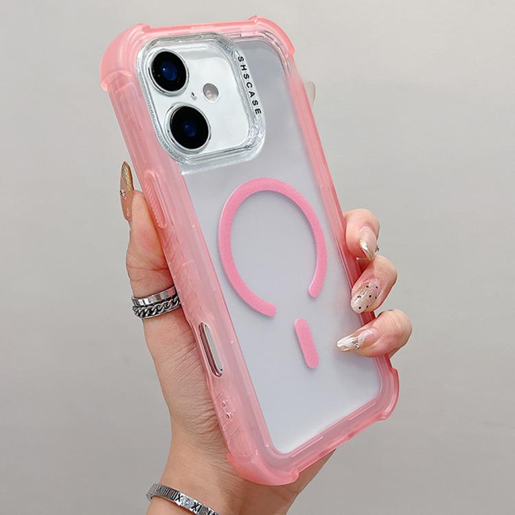 Transparente Matte TPU Hybrid PC 3-in-1 MagSafe Handyhülle, Für iPhone 17 Pro Max, Für iPhone 17 Pro, Für iPhone 17, Für iPhone Air, Für iPhone 16 Pro Max, Für iPhone 16 Pro, Für iPhone 16 Plus, Für iPhone 16