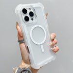 Transparente Matte TPU Hybrid PC 3-in-1 MagSafe Handyhülle, Für iPhone 17 Pro Max, Für iPhone 17 Pro, Für iPhone 17, Für iPhone Air, Für iPhone 16 Pro Max, Für iPhone 16 Pro, Für iPhone 16 Plus, Für iPhone 16
