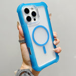 Transparente Matte TPU Hybrid PC 3-in-1 MagSafe Handyhülle, Für iPhone 17 Pro Max, Für iPhone 17 Pro, Für iPhone 17, Für iPhone Air, Für iPhone 16 Pro Max, Für iPhone 16 Pro, Für iPhone 16 Plus, Für iPhone 16