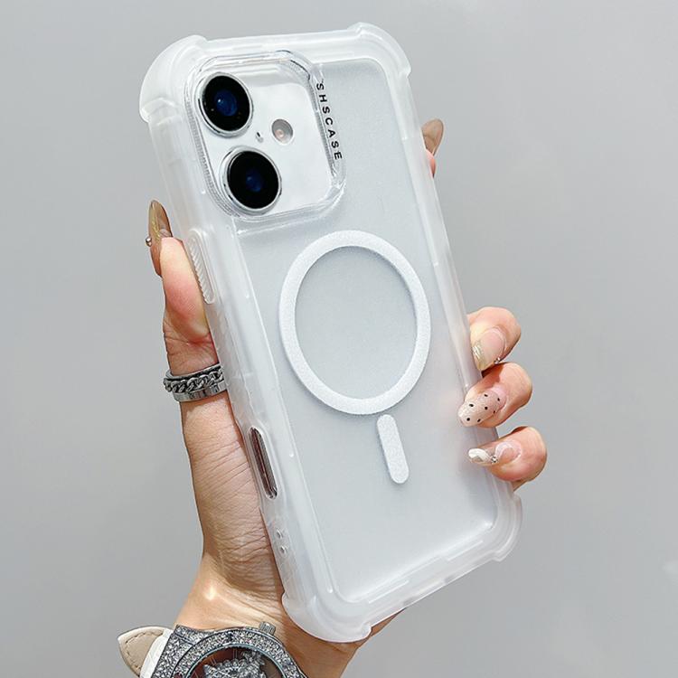 Transparente Matte TPU Hybrid PC 3-in-1 MagSafe Handyhülle, Für iPhone 17 Pro Max, Für iPhone 17 Pro, Für iPhone 17, Für iPhone Air, Für iPhone 16 Pro Max, Für iPhone 16 Pro, Für iPhone 16 Plus, Für iPhone 16