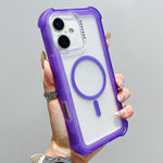 Transparente Matte TPU Hybrid PC 3-in-1 MagSafe Handyhülle, Für iPhone 17 Pro Max, Für iPhone 17 Pro, Für iPhone 17, Für iPhone Air, Für iPhone 16 Pro Max, Für iPhone 16 Pro, Für iPhone 16 Plus, Für iPhone 16