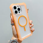 Transparente Matte TPU Hybrid PC 3-in-1 MagSafe Handyhülle, Für iPhone 15 Pro Max, Für iPhone 15 Pro, Für iPhone 15 Plus, Für iPhone 15, Für iPhone 14 Plus, Für iPhone 14, Für iPhone 14 Pro, Für iPhone 14 Pro Max