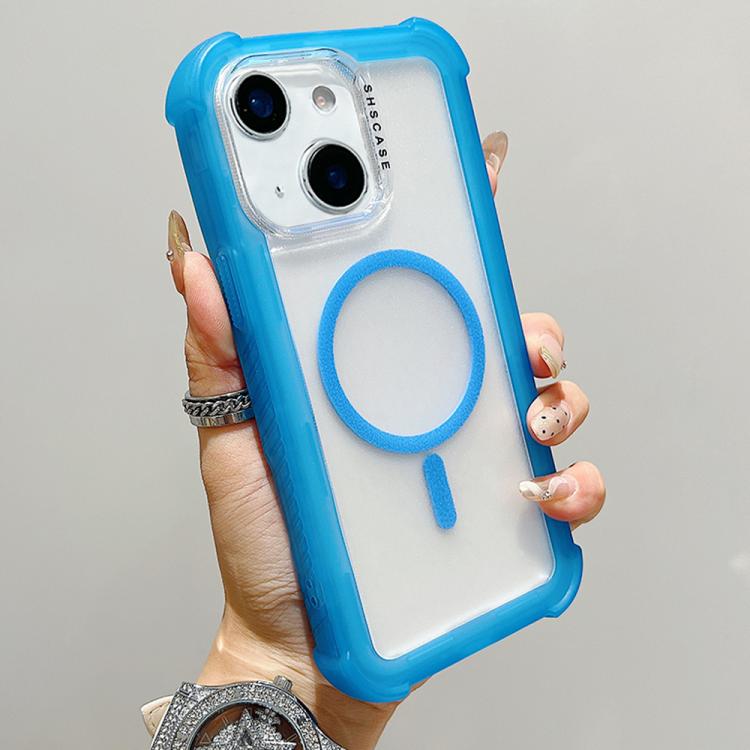 Transparente Matte TPU Hybrid PC 3-in-1 MagSafe Handyhülle, Für iPhone 15 Pro Max, Für iPhone 15 Pro, Für iPhone 15 Plus, Für iPhone 15, Für iPhone 14 Plus, Für iPhone 14, Für iPhone 14 Pro, Für iPhone 14 Pro Max