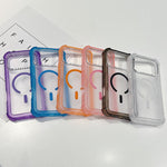 Transparente Matte TPU Hybrid PC 3-in-1 MagSafe Handyhülle, Für iPhone 17 Pro Max, Für iPhone 17 Pro, Für iPhone 17, Für iPhone Air, Für iPhone 16 Pro Max, Für iPhone 16 Pro, Für iPhone 16 Plus, Für iPhone 16
