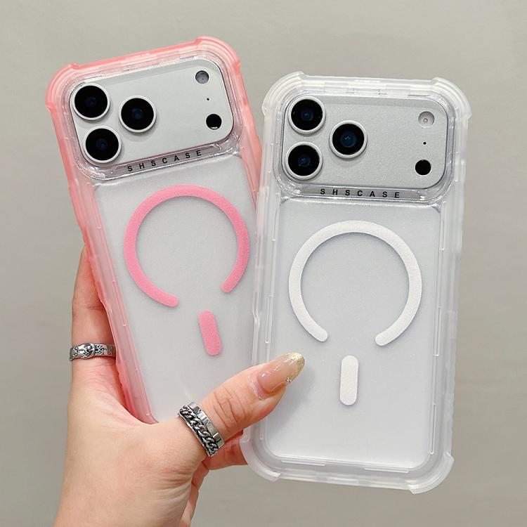 Transparente Matte TPU Hybrid PC 3-in-1 MagSafe Handyhülle, Für iPhone 17 Pro Max, Für iPhone 17 Pro, Für iPhone 17, Für iPhone Air, Für iPhone 16 Pro Max, Für iPhone 16 Pro, Für iPhone 16 Plus, Für iPhone 16