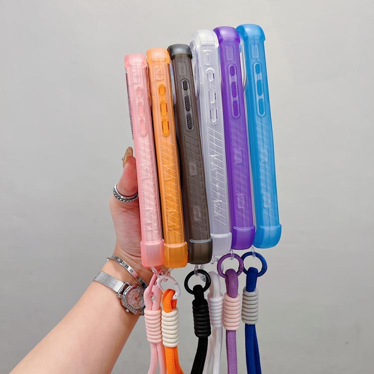 Transparente Matte TPU Hybrid PC 3-in-1 MagSafe Handyhülle mit Handgelenkschlaufe, Für iPhone 13 Pro Max, Für iPhone 13 Pro, Für iPhone 13, Für iPhone 12 Pro Max