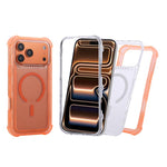 Transparente Matte TPU Hybrid PC 3-in-1 MagSafe Handyhülle mit Handgelenkschlaufe, Für iPhone 13 Pro Max, Für iPhone 13 Pro, Für iPhone 13, Für iPhone 12 Pro Max