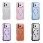 Transparente Matte TPU Hybrid PC 3-in-1 MagSafe Handyhülle mit Handgelenkschlaufe, Für iPhone 13 Pro Max, Für iPhone 13 Pro, Für iPhone 13, Für iPhone 12 Pro Max