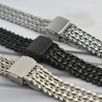 Schlankes Edelstahl-Mesh-Armband mit Magnetverschluss, passend für Apple Watch 46 mm / 49 mm / 45 mm / 44 mm und 42 mm / 41 mm / 40 mm / 38 mm