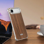 J TRIBE Metallrahmenlose Holzstruktur MagSafe Handyhülle, Für iPhone 17 Pro Max, Für iPhone 17 Pro, Für iPhone 17, Für iPhone Air, Für iPhone 16 Pro Max, Für iPhone 16 Pro, Für iPhone 15 Pro Max, Für iPhone 15 Pro