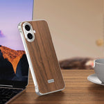 J TRIBE Metallrahmenlose Holzstruktur MagSafe Handyhülle, Für iPhone 17 Pro Max, Für iPhone 17 Pro, Für iPhone 17, Für iPhone Air, Für iPhone 16 Pro Max, Für iPhone 16 Pro, Für iPhone 15 Pro Max, Für iPhone 15 Pro