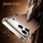 J TRIBE Metallrahmenlose Holzstruktur MagSafe Handyhülle, Für iPhone 17 Pro Max, Für iPhone 17 Pro, Für iPhone 17, Für iPhone Air, Für iPhone 16 Pro Max, Für iPhone 16 Pro, Für iPhone 15 Pro Max, Für iPhone 15 Pro