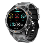 YK15 1,46 Zoll Rundbildschirm Bluetooth Anruf GPS Sport Smartwatch