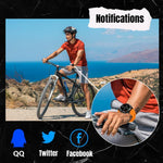 YK15 1,46 Zoll Rundbildschirm Bluetooth Anruf GPS Sport Smartwatch