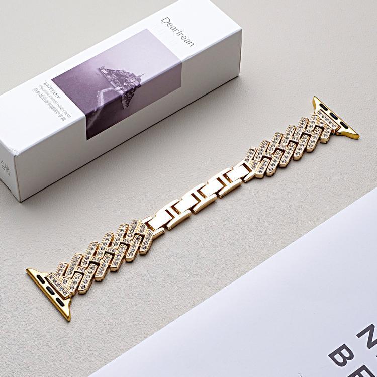 xDfind Metallarmband in H-Form mit gebohrtem Köpergewebe, passend für Apple Watch 42 / 44 / 45 / 46 / 49 mm, Apple Watch 38 / 40 / 41 / S11 42 mm