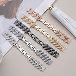 xDfind Metallarmband in H-Form mit gebohrtem Köpergewebe, passend für Apple Watch 42 / 44 / 45 / 46 / 49 mm, Apple Watch 38 / 40 / 41 / S11 42 mm