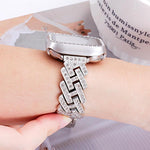 xDfind Metallarmband in H-Form mit gebohrtem Köpergewebe, passend für Apple Watch 42 / 44 / 45 / 46 / 49 mm, Apple Watch 38 / 40 / 41 / S11 42 mm