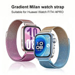 xDfind Milanese Gradient Loop Magnetic Metal Watch Band, For Huawei Watch Fit 5 / Fit 5 Pro / Fit 4 Pro