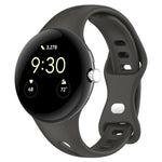 xDfind Small Waist Butterfly Buckle Silicone Watch Band, For Google Pixel Watch 4 / 3 / 2 / 1 41mm