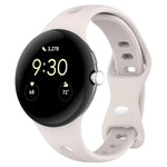 xDfind Small Waist Butterfly Buckle Silicone Watch Band, For Google Pixel Watch 4 / 3 / 2 / 1 41mm