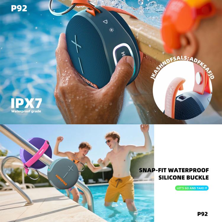 HOPESTAR P92 15W Kabelloser Outdoor IPX7 Bluetooth Lautsprecher