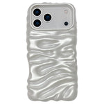 Cream Texture Electroplating TPU Full Coverage Phone Case, For iPhone 17 Pro Max, For iPhone 17 Pro