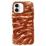 Creme Struktur Galvanisierte TPU Vollschutz Handyhülle, Für iPhone 17, Für iPhone 16 Pro Max