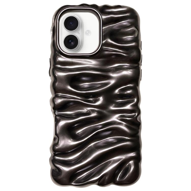 Creme Struktur Galvanisierte TPU Vollschutz Handyhülle, Für iPhone 17, Für iPhone 16 Pro Max