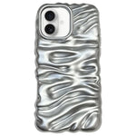 Creme Struktur Galvanisierte TPU Vollschutz Handyhülle, Für iPhone 17, Für iPhone 16 Pro Max