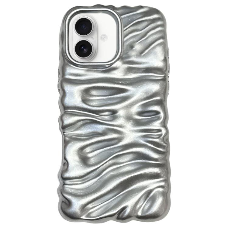 Creme Struktur Galvanisierte TPU Vollschutz Handyhülle, Für iPhone 17, Für iPhone 16 Pro Max