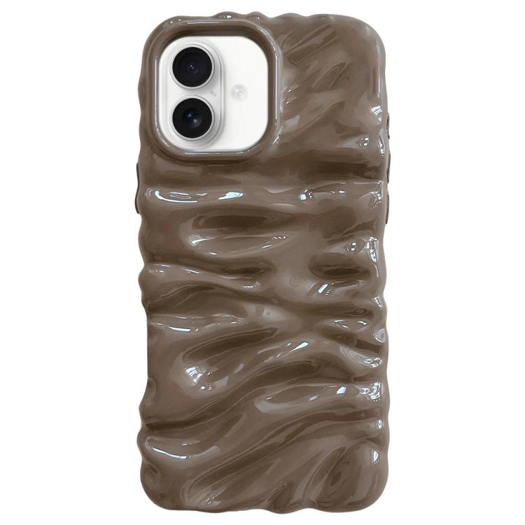 Creme Struktur Galvanisierte TPU Vollschutz Handyhülle, Für iPhone 17, Für iPhone 16 Pro Max