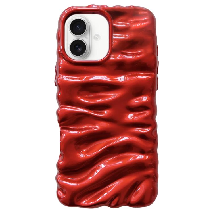 Creme Struktur Galvanisierte TPU Vollschutz Handyhülle, Für iPhone 17, Für iPhone 16 Pro Max