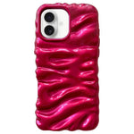 Creme Struktur Galvanisierte TPU Vollschutz Handyhülle, Für iPhone 17, Für iPhone 16 Pro Max