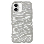 Creme Struktur Galvanisierte TPU Vollschutz Handyhülle, Für iPhone 17, Für iPhone 16 Pro Max