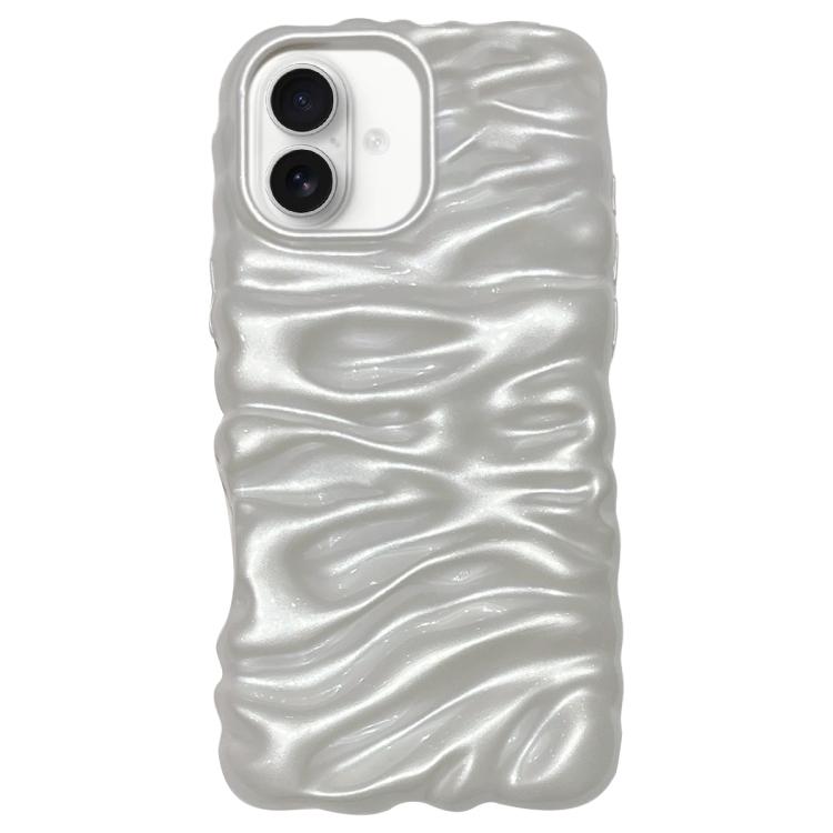 Creme Struktur Galvanisierte TPU Vollschutz Handyhülle, Für iPhone 17, Für iPhone 16 Pro Max