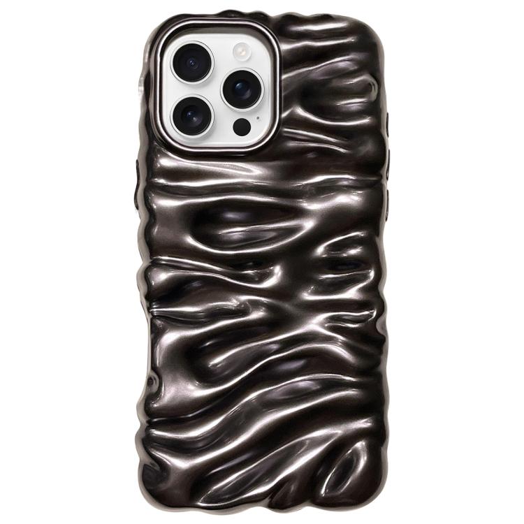 Creme Struktur Galvanisierte TPU Vollschutz Handyhülle, Für iPhone 17, Für iPhone 16 Pro Max
