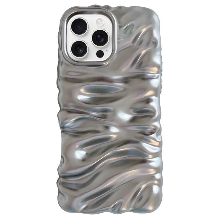 Creme Struktur Galvanisierte TPU Vollschutz Handyhülle, Für iPhone 17, Für iPhone 16 Pro Max