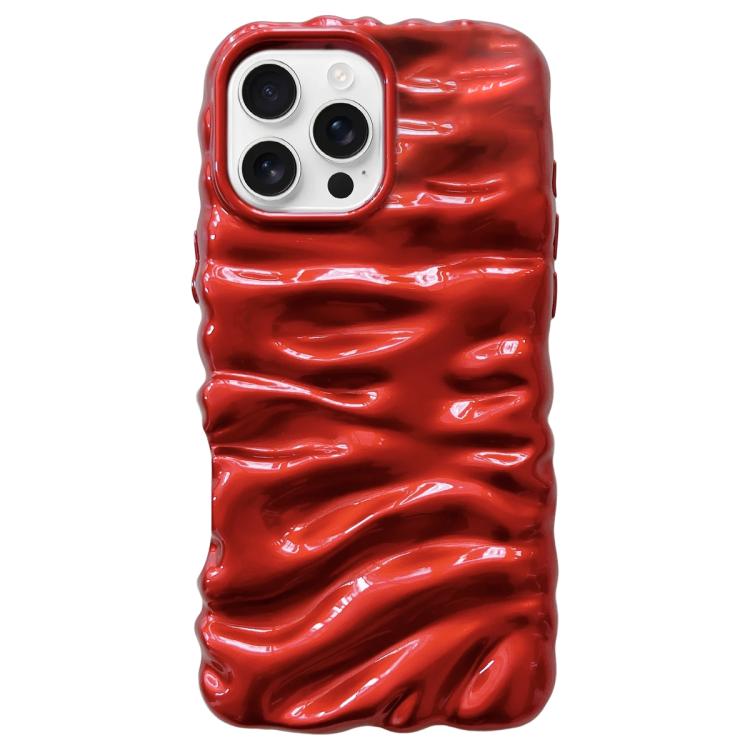 Creme Struktur Galvanisierte TPU Vollschutz Handyhülle, Für iPhone 17, Für iPhone 16 Pro Max
