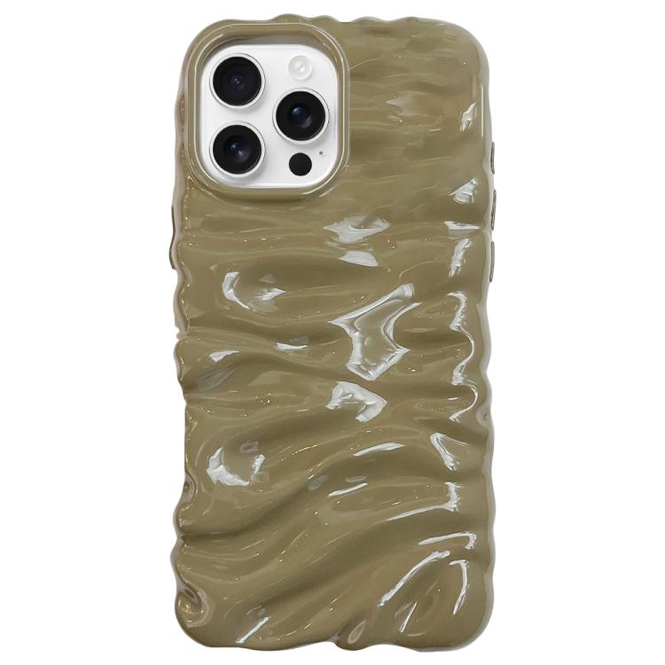 Creme Struktur Galvanisierte TPU Vollschutz Handyhülle, Für iPhone 17, Für iPhone 16 Pro Max