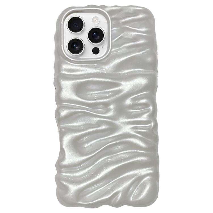 Creme Struktur Galvanisierte TPU Vollschutz Handyhülle, Für iPhone 17, Für iPhone 16 Pro Max