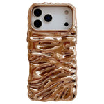 Creme Struktur Galvanisierte TPU Vollschutz Handyhülle, Für iPhone 17, Für iPhone 16 Pro Max