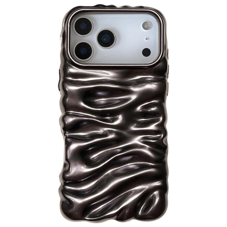 Creme Struktur Galvanisierte TPU Vollschutz Handyhülle, Für iPhone 17, Für iPhone 16 Pro Max
