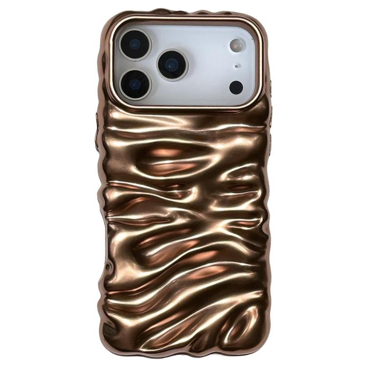 Creme Struktur Galvanisierte TPU Vollschutz Handyhülle, Für iPhone 17, Für iPhone 16 Pro Max