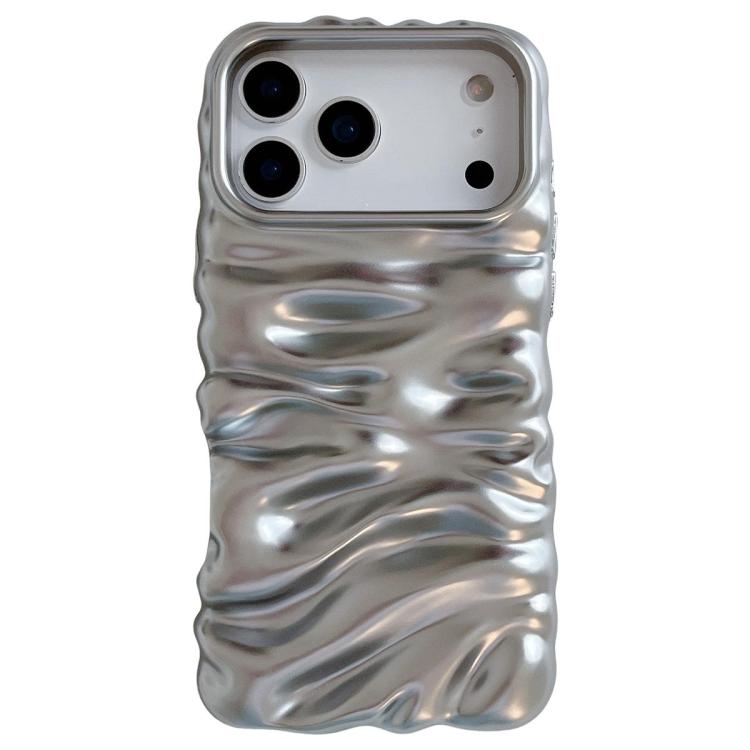 Creme Struktur Galvanisierte TPU Vollschutz Handyhülle, Für iPhone 17, Für iPhone 16 Pro Max