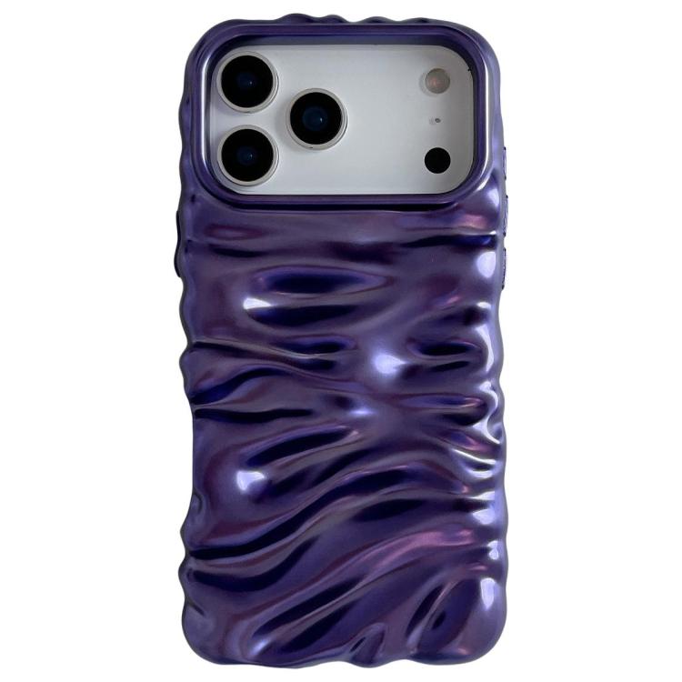 Creme Struktur Galvanisierte TPU Vollschutz Handyhülle, Für iPhone 17, Für iPhone 16 Pro Max